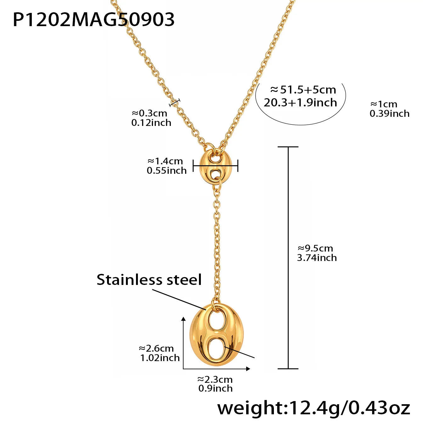Colliers chic acier inoxydable