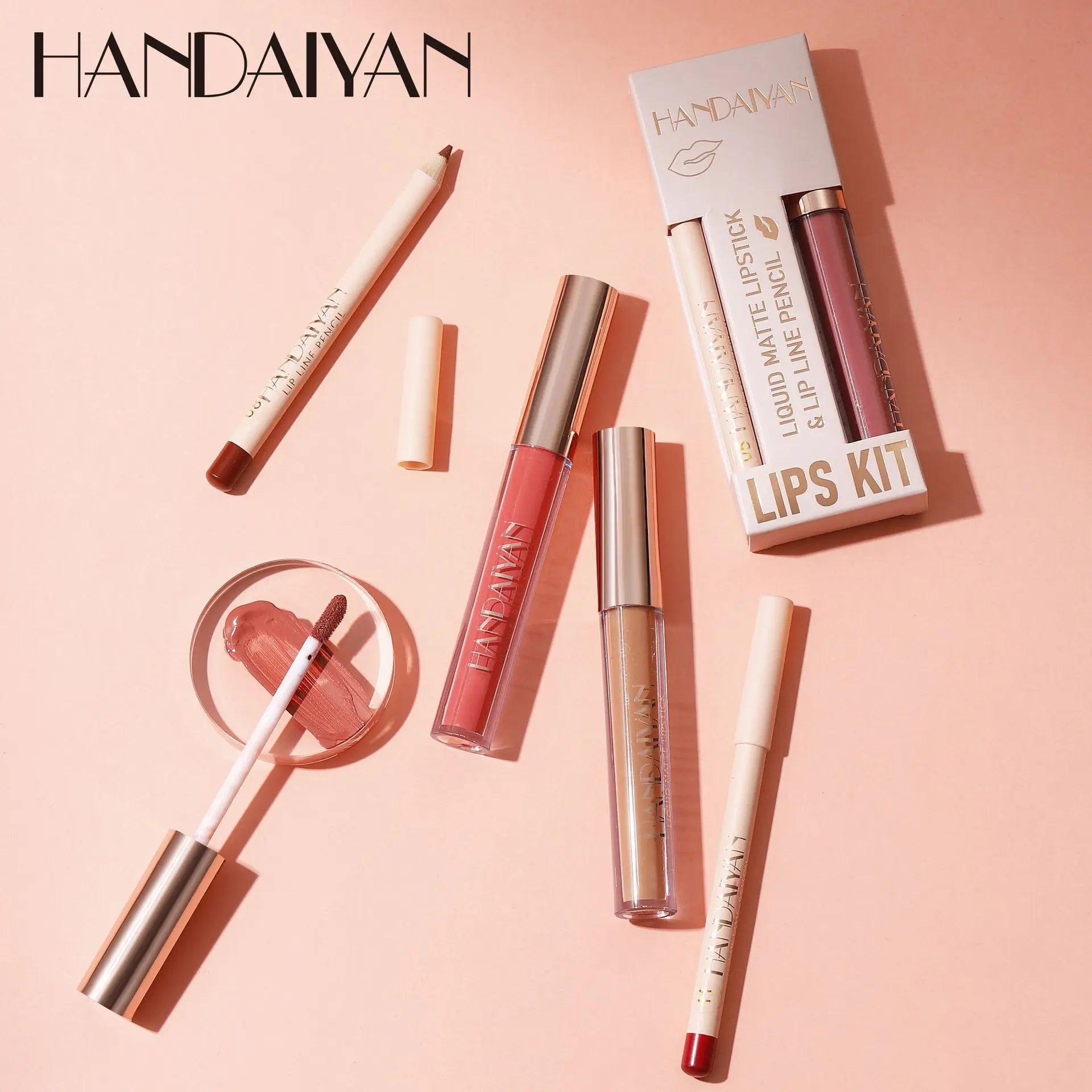 Matte Nude Brown Lipliner Pencil Lipsticks 12 Colors Lip Contour Kit Waterproof Non-sticky Sexy Velvet Red Lipgloss Makeup Tool