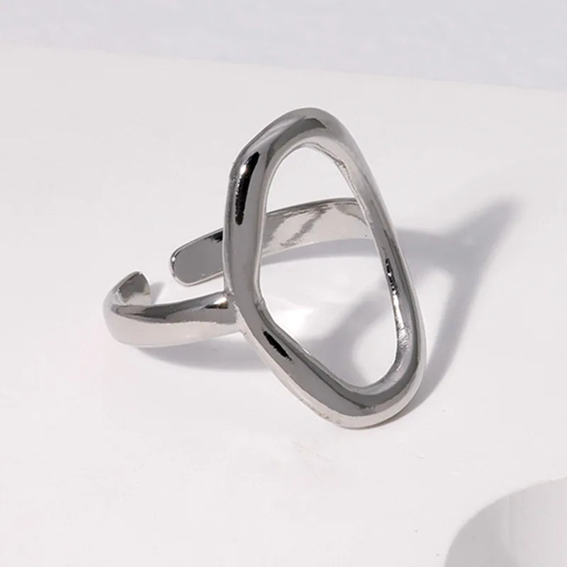 bague or et argenté tendance