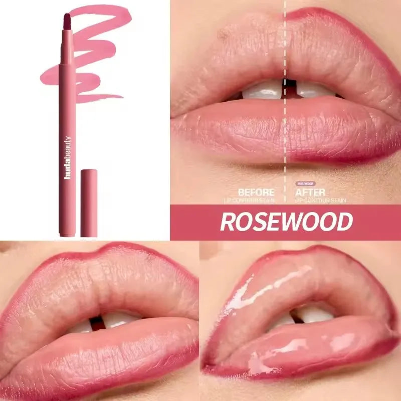 Huda Beauty Lip Liner Pencil Nude Matte Waterproof and Faux filler