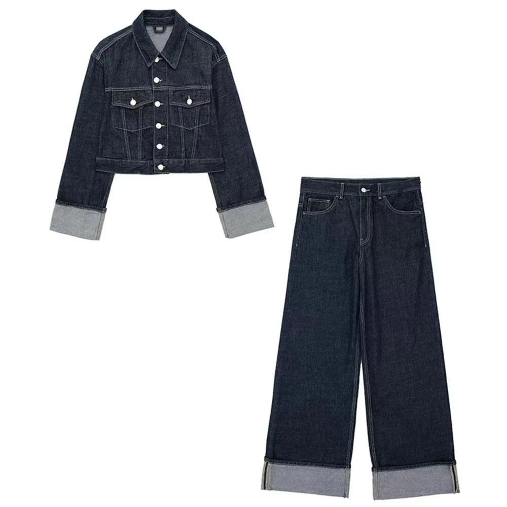ensemble en jean pants et veste