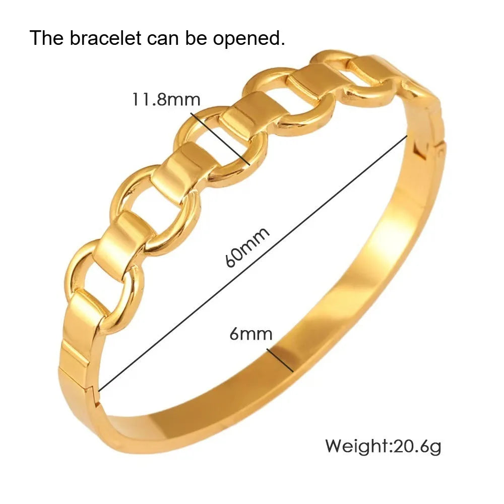 Bracelet inoxydable élégant