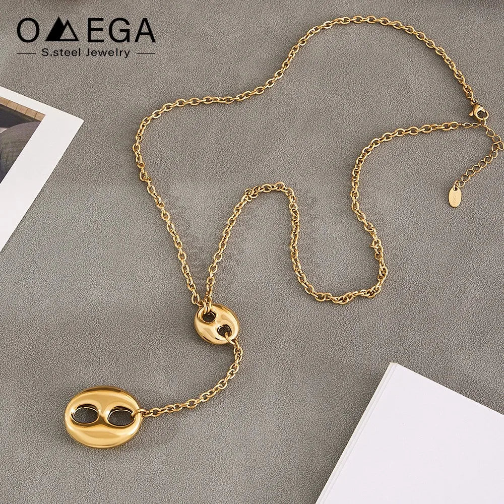 Colliers chic acier inoxydable