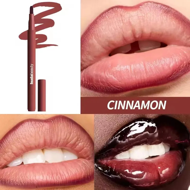 Huda Beauty Lip Liner Pencil Nude Matte Waterproof and Faux filler