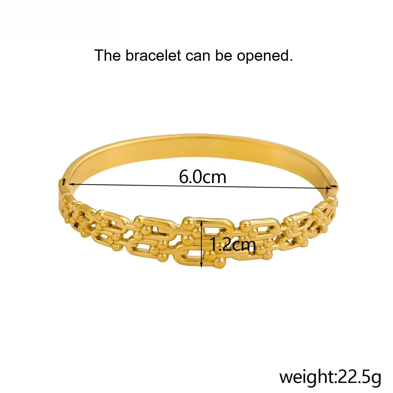 Bracelet inoxydable élégant