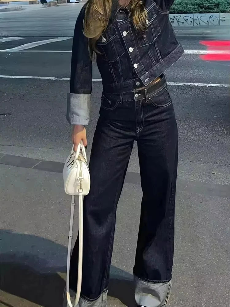 ensemble en jean pants et veste