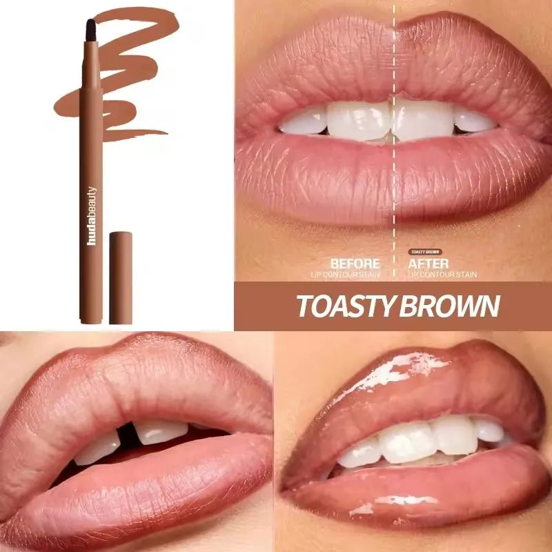 Huda Beauty Lip Liner Pencil Nude Matte Waterproof and Faux filler